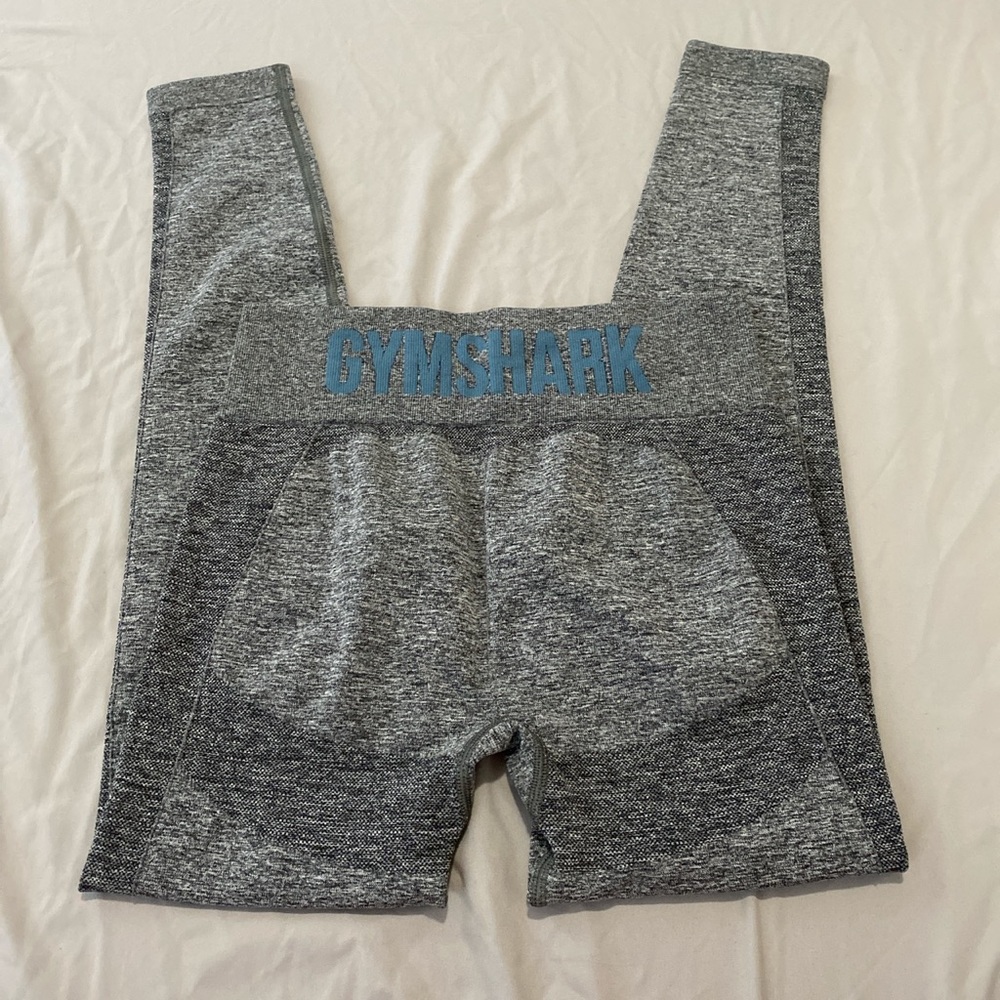 Gymshark flex high waist gray teal size M
